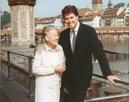 View overlooking Luzern with Christopher