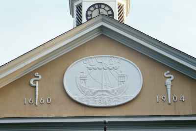 Inscription on City Hall: City of Rye